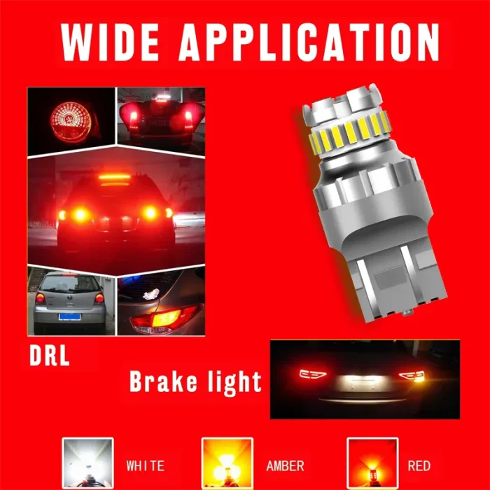 7443 23smd White Bulbs For Reverse Lights, Brake, Signal, Parking Lights - Image 5
