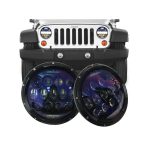 75W LED Headlight Jeep Wrangler 7 inch LED headlights, JK 07-16