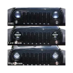 7 inches 75W JP Headlights Black, LED Headlight Jeep Wrangler, LED headlights with IP67 Waterproof Rating, and Die-Cast Aluminum Housing Material, JK 07-16 - Image 8