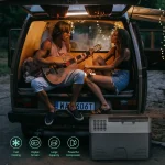 Toby's Electric Cooler Portable Refrigerator Freezer Compact Fridge freezer Electric Cooler for Car RV Vehicle Boat Home Use Travel Camping Truck Party Picnic Outdoor (52 Liter) - Image 7