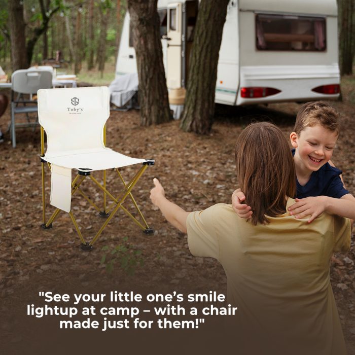 Tobys Camping Chair-10 Ultralight Portable Folding Light Aluminum Chair with Nylon Seat and Lightweight Carrying Bag for Outdoor Travel - Image 8