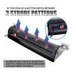 1Pcs 8 LED Car Dashboard Windshield Emergency Warning Flash Police Strobe Light with 12V Cigarette Lighter and Suction Cups - Image 4