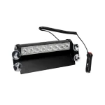 1Pcs 8 LED Car Dashboard Windshield Emergency Warning Flash Police Strobe Light with 12V Cigarette Lighter and Suction Cups