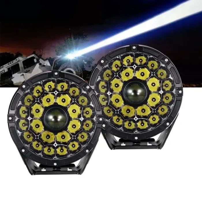 Laser Light High Output Work Laser Projector Light For Off-road 8.5 Inches, IP68 Waterproof Resistance with Die-Cast Aluminum Housing Material - Image 2