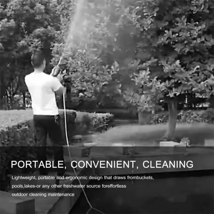 High Pressure 80W Car Electric Washer, Portable Car Washer With Dual Pump, Compact, Versatile, Robust - Image 5