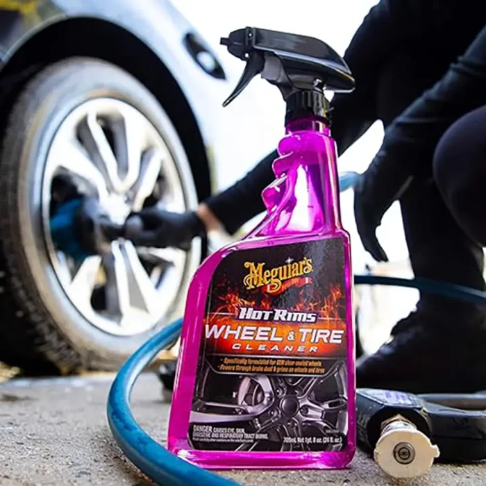 Meguiar's Hot Rims Wheel & Tire Cleaner, Powers Through Brake Dust & Grime - Image 3