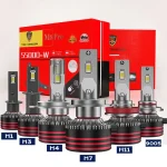 TBS DESIGN M8Pro H11 2 Pieces Car LED Headlight Original 110W/Pair Power Pure White 6000K Color Temperature - Image 5