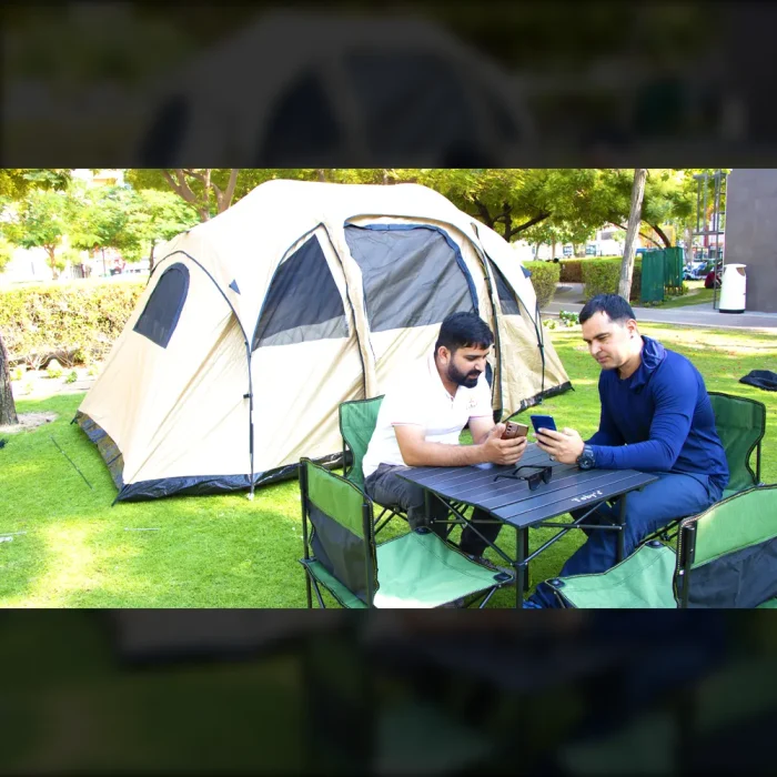 Toby's Tent 6-8 Person Camping Tents, Weather Resistant Family Tent, 2 Large Mesh Windows, Double Layer, Divided Curtain for Separated Room, Portable with Carry Bag ( Big) - Image 4