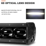 90W 21 Inch 6D Projector Lens LED Light Bar Universal Fitment - Image 2