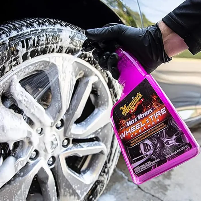 Meguiar's Hot Rims Wheel & Tire Cleaner, Powers Through Brake Dust & Grime - Image 4