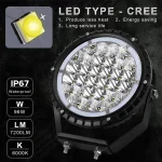2 Pieces 96W LED Work Light Combo Light Floodlight Spotlight With DRL - Image 4