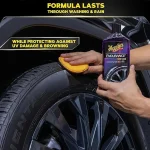 Meguiar's Endurance Tire Gel, Premium Tire Gel for a Lasting Glossy Shine - 16 Oz Bottle, PURPLE - Image 6