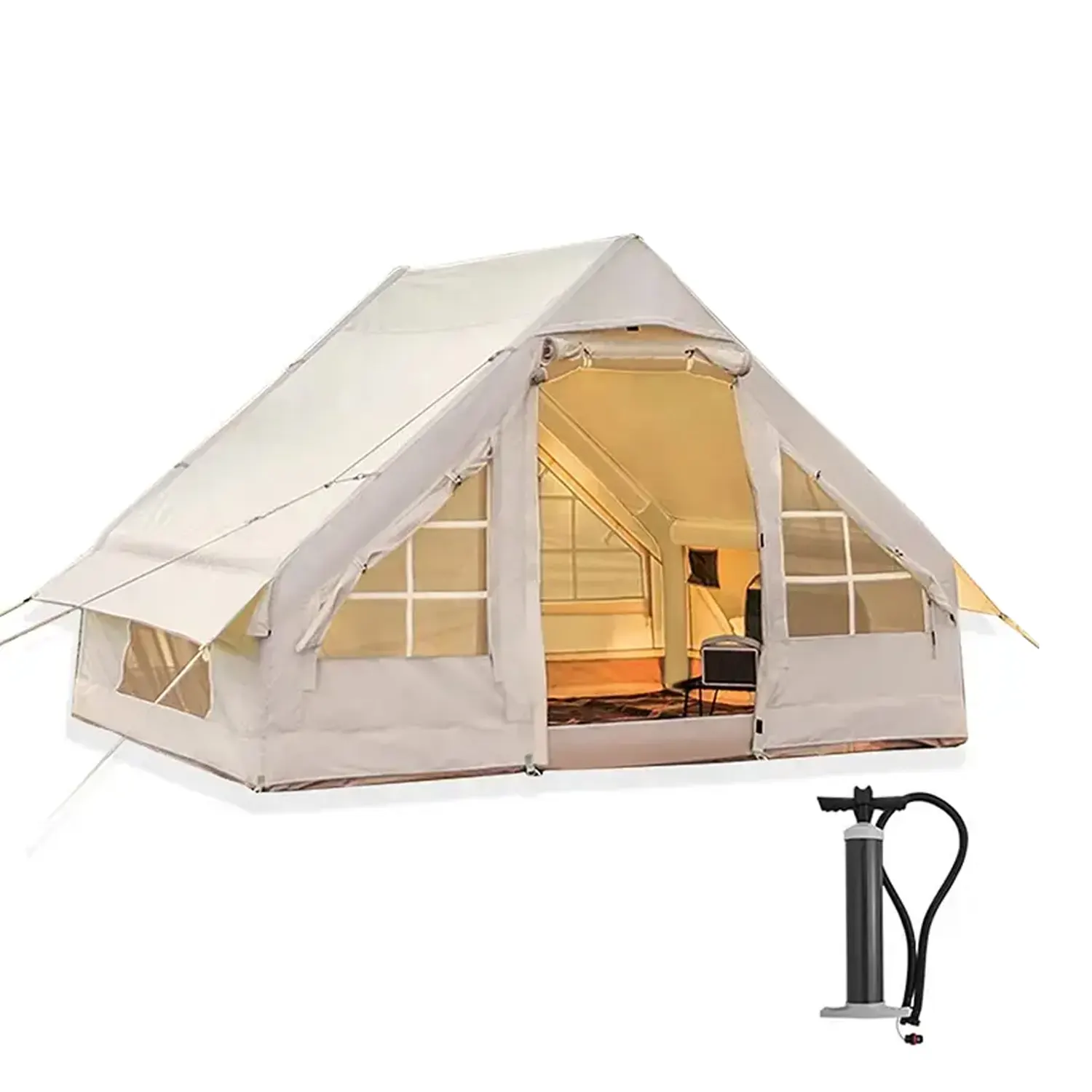 Toby's Inflatable Tent 01 Camping Tent with Pump, 4-6 Person