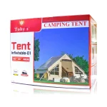 Toby's Inflatable Tent 01 Camping Tent with Pump, 4-6 Person Glamping Tents, Easy Setup 4 Season Waterproof Outdoor Oxford Tent, Luxury Cabin Tent with Mesh Windows Doors - Image 11