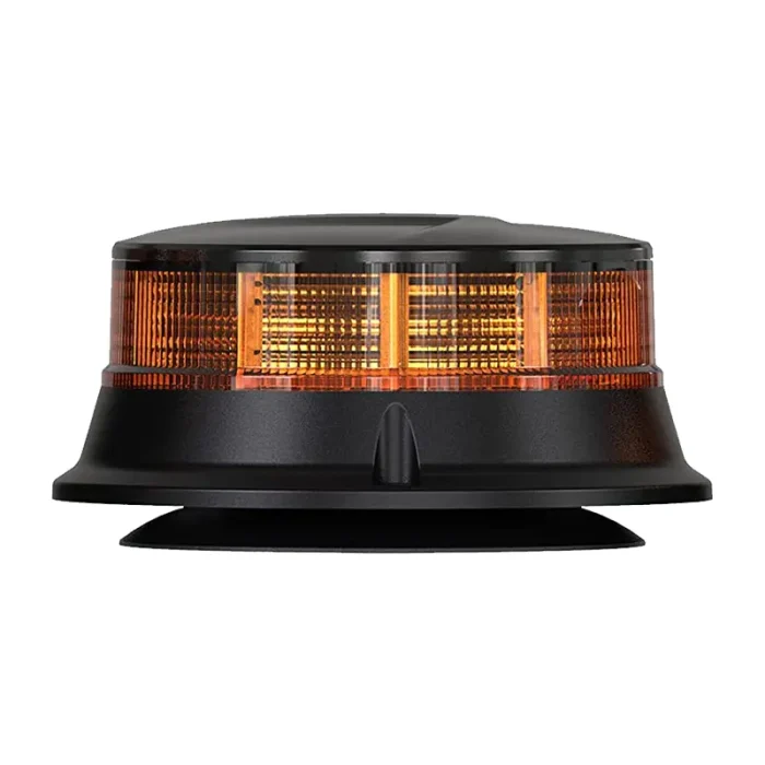 4.2Inches Amber Beacon Light, 19W LED Emergency Strobe Lights for Vehicles, 7 Flashing Modes Safety Warning Lights Magnetic, Polycarbonate Lens Material with IP67 Waterproof Rating - Image 2