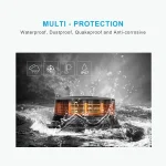 4.2Inches Amber Beacon Light, 19W LED Emergency Strobe Lights for Vehicles, 7 Flashing Modes Safety Warning Lights Magnetic, Polycarbonate Lens Material with IP67 Waterproof Rating - Image 6