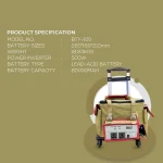 Toby's BTY 100 Highly Durable Battery 80000mAh Power Station, Rechargeable Battery With 500W Power Inverter - Image 9