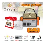 Tobys BTY 30 Battery 25000mAh Power Rechargeable Battery With 300Watts Power Inverter Best For Camping