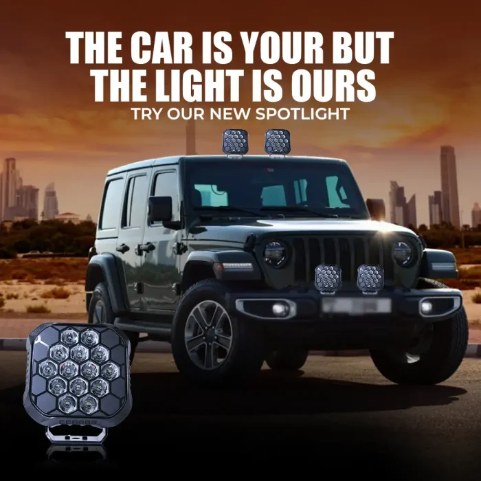 Toby's New Launched 4.5" 90W LED Work Light Mini Auxiliary Headlight Driving Lamp Diffuser Effects Truck Motorcycle - Image 7