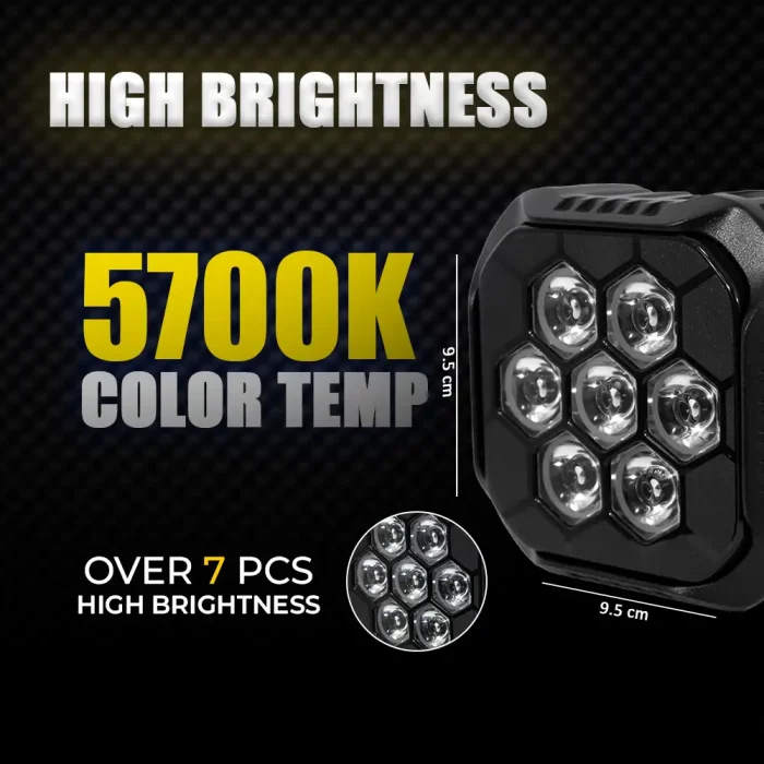 Toby's New Launched 4" 45W LED Work Light Mini Auxiliary Headlight Driving Lamp Diffuser Effects Truck Motorcycle - Image 4