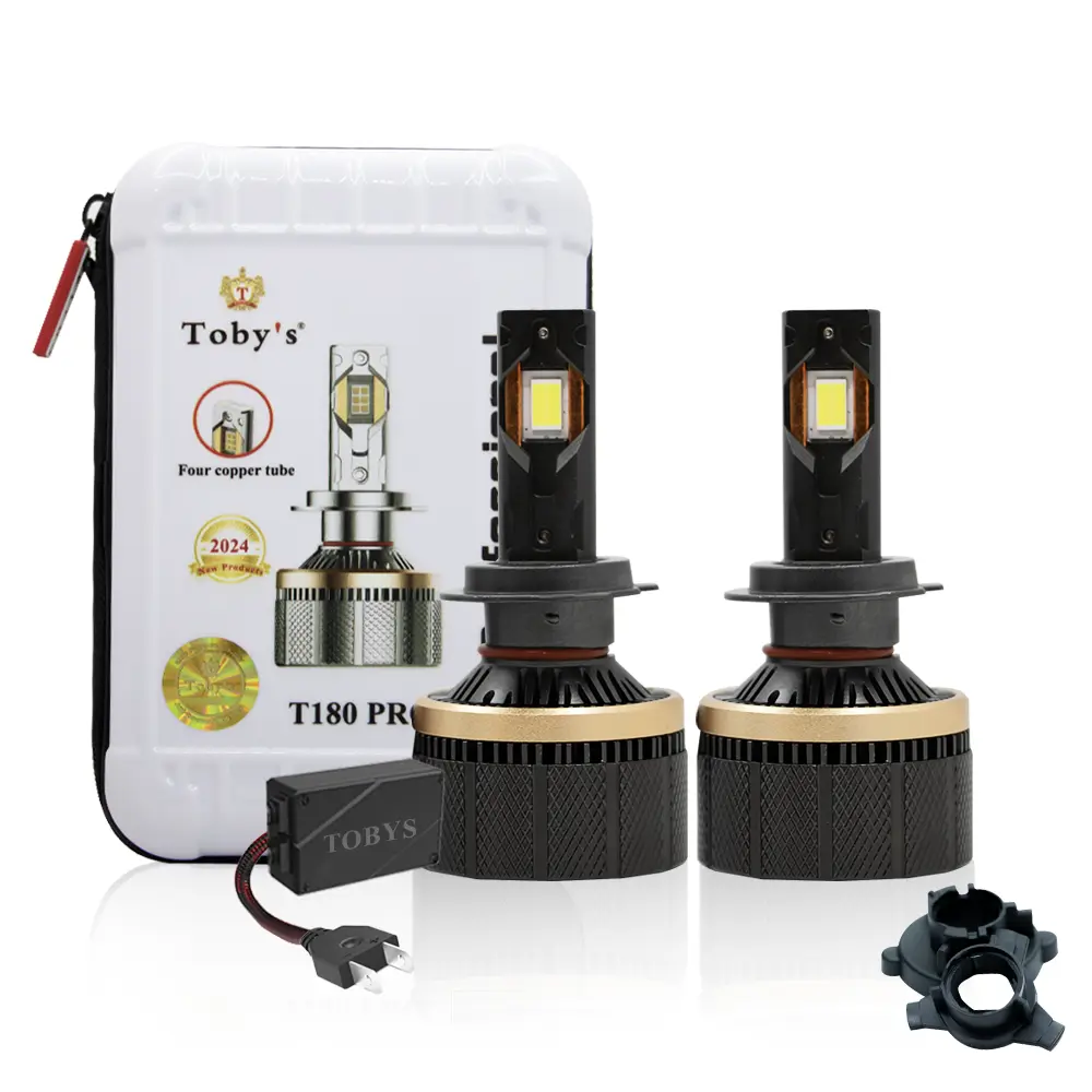 Toby's T180 Pro H7 2 Pieces 360W Original Tested LED Headlight