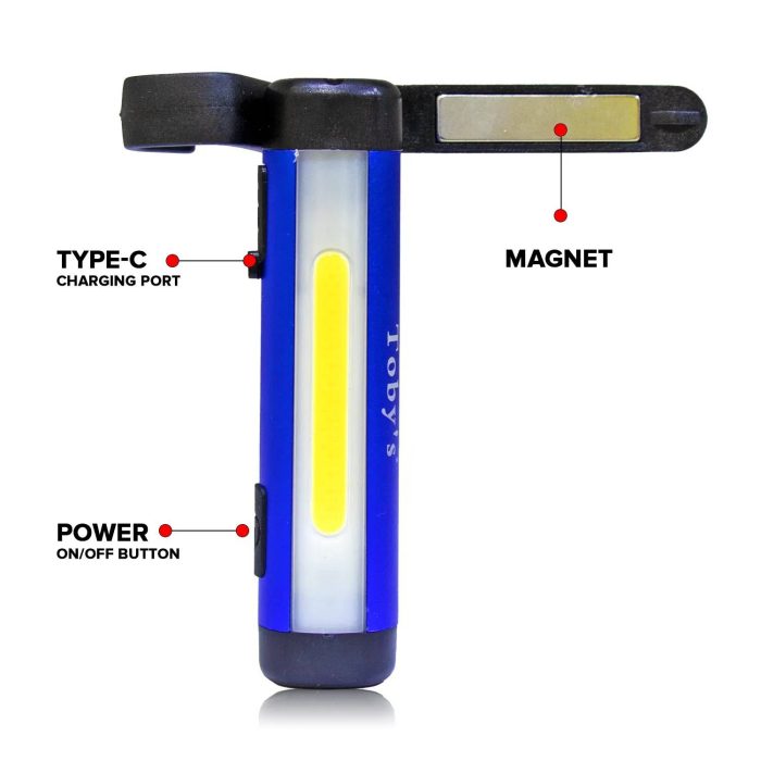 Toby's CPL-T04 LED Battery Workshop Flashlight with Brightness up to 250lm - Image 2