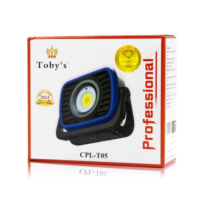 Toby's CPL-T05 Portable Magnetic COB LED Flood Work Light, Dimmable 2000Lm True Brightness, 4 Lighting Colors, with Power Bank Function for Car Repairing Construction Camping - Image 7