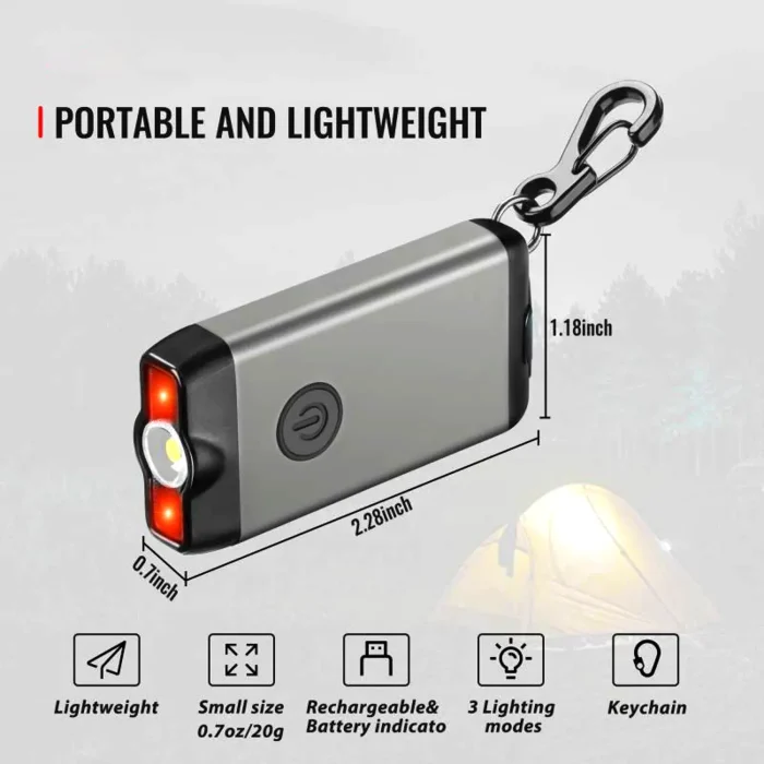 Toby's CPL-T07 150 Lumens Rechargeable LED Small Flashlight - Image 2