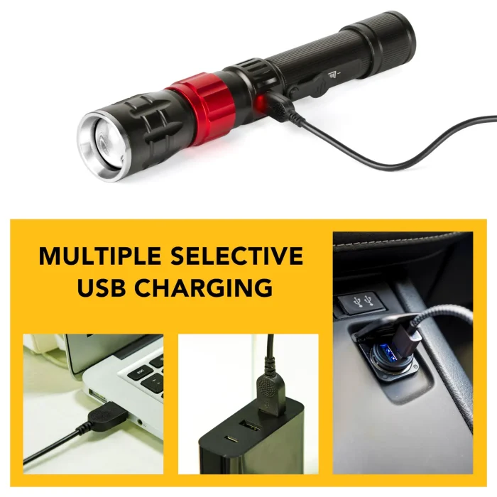 Toby's CPL-T09 3 in 1 Quick Connect Rechargeable Led Work Light Kit with Magnetic Base, LED Flashlight with Flexible Gooseneck Light and Slim Bar Light,4000MA Battery and USB-C Charge - Image 2