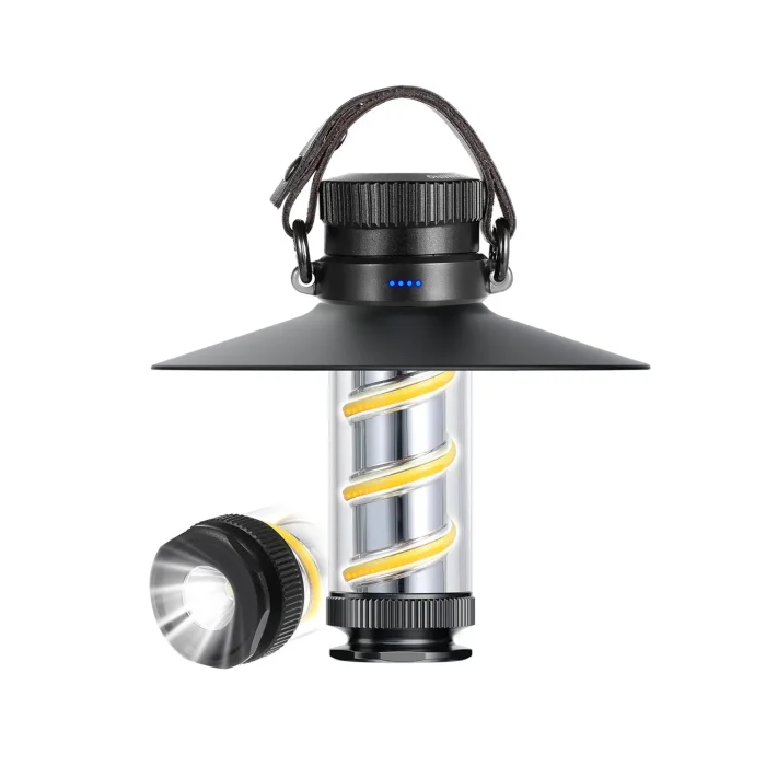 Toby's LED Camping Lantern Rechargeable - Portable Flashlight Lanterns with 1000LM IPX5 Waterproof Survival Kit Emergency Tent Light for Indoor Outdoor Hurricane Hiking Fishing Home Power Outages - Image 3