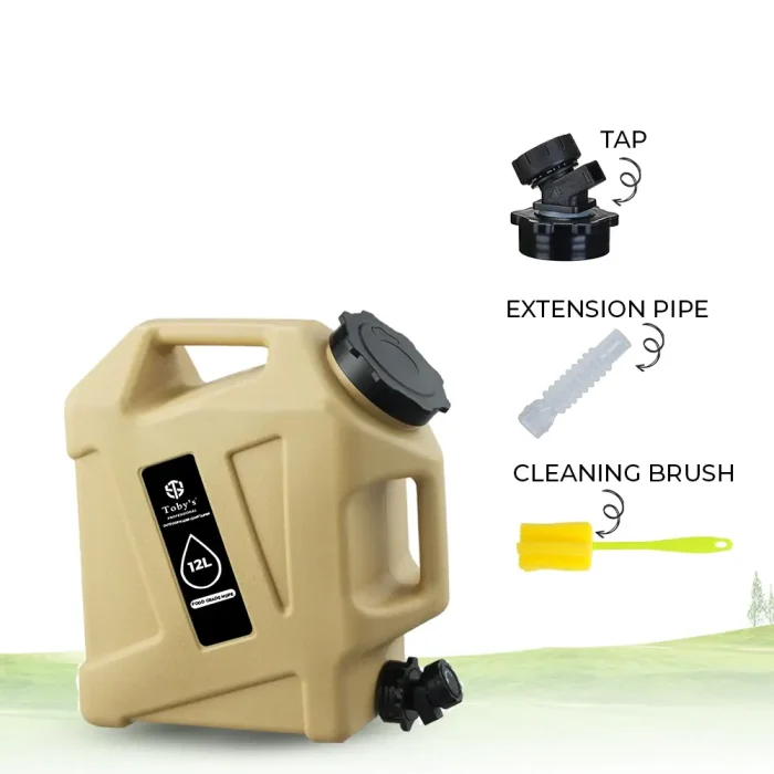 Yiaieng 12L Camping Water Container With Spigot, Portable Camping Water Jug, BPA Free Large Emergency Water Storage Container Camping Vehicle Car Outdoor Hi - View #10