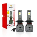 Toby's TB1 MAX H4 2 Pieces 60W/Pair Original Tested LED Headlight Bulb Assembly 6000 Lumens 30W/Piece Xtreme Bright With Color Temperature 6500K