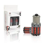 Tobys Super Bright Low Power 1156 44SMD LED Bulbs with 3030 Chip replacement for Back Up Reverse Brake Lights (Red)