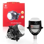 Tobys Lens Pro- Mini 2.5 Inch Bi LED Projector Headlight with 90watts/Pair Power and 5500K Color Temperature