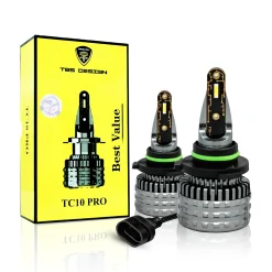 TBS DESIGN New TC10 PRO Car Led 2 Pieces Original 50W/Pair Power With 5000LMS/Pair With 6500K Color Temperature