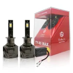 Tobys TY80 MAX H1 2 Pieces Car LED Headlight Bulbs Original 80W Power 8000 Lumens With Color Temperature 6500K