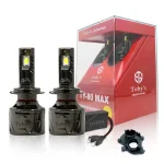 Tobys TY80 MAX H7 2 Pieces Car LED Headlight Bulbs Original 80W Power 8000 Lumens With Color Temperature 6500K