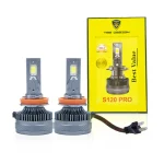 TBS DESIGN New S120 PRO 2024 Upgraded H7 LED Headlight Bulbs,12000LM Super Bright, Headlights Conversion Kit 6500K Xenon White, Halogen Replacement with Fan ,Pack of 2