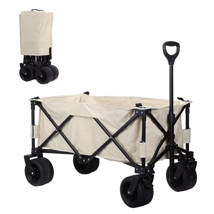 Toby's Trolley 01 New Portable Folding Outdoor Camping Cart All-Terrain Wheels Picnic Heavy Duty Shopping Cart Trailer Transport - Image 4