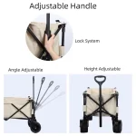 Toby's Trolley 01 New Portable Folding Outdoor Camping Cart All-Terrain Wheels Picnic Heavy Duty Shopping Cart Trailer Transport - Image 6