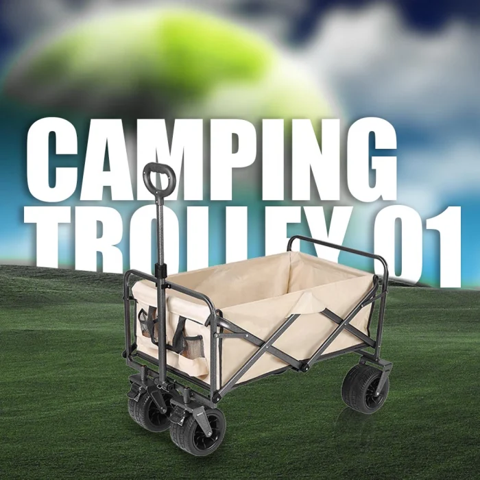 Toby's Trolley 01 New Portable Folding Outdoor Camping Cart All-Terrain Wheels Picnic Heavy Duty Shopping Cart Trailer Transport - Image 9