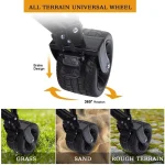 Toby's Camping Trolley 02 Portable Folding Outdoor Camping Cart All-Terrain Wheels Picnic Heavy Duty Shopping Cart Trailer Transport - Image 3