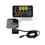 Car HUD Head Up Display OBD2 Speed Warning System Fuel Consumption - Image 4