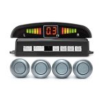 Car Parking Sensor Grey Color with LED Display Audio Alarm
