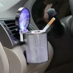 Colorful Car Ashtray No.068, Multi Color Disco Lighting Effect, Rigid Plastic Housing Material with Brilliant Classy and Luxurious Design - Image 2