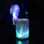 Colorful Car Ashtray No.068, Multi Color Disco Lighting Effect, Rigid Plastic Housing Material with Brilliant Classy and Luxurious Design - Image 6