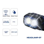 Tobys Headlamp 07 Head-Mounted COB Headlight USB Rechargeable LED Floodlight for Outdoor Camping - Image 2