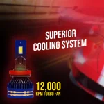 Toby's New T19 Max LED H1 Headlight 65Watts Bulbs 3 Color Changing Light (6000K Diamond White, 3000K Golden Yellow, 4300K Warm White) for High Beam, Low Beam, or Fog Light (Copy) - Image 5