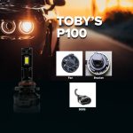 Tobys P100 9005 2 Pieces Car LED Headlight Original 100W/piece Power 10000/piece Lumens With Color Temperature 6500K - Image 2