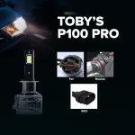Tobys P100 PRO 9012 2 Pieces Car LED Headlight Original 100W/piece Power 10000/piece Lumens With Color Temperature 6500K - Image 4